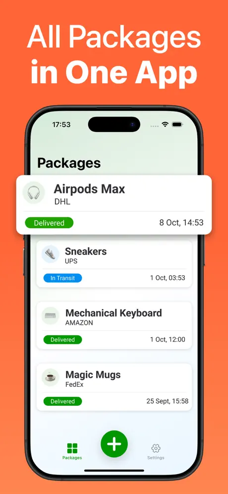 Package Tracker screenshot 2